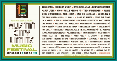 【Red Bull TV】Radiohead、Kendrick Lamarら出演の「AUSTIN CITY LIMITS MUSIC FESTIVAL」が今週末ストリーミング配信！