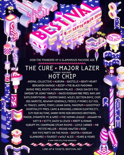 【Red Bull TV】The Cure、Major Lazer出演のイギリスの人気フェス「BESTIVAL」が今週末ストリーミング配信！