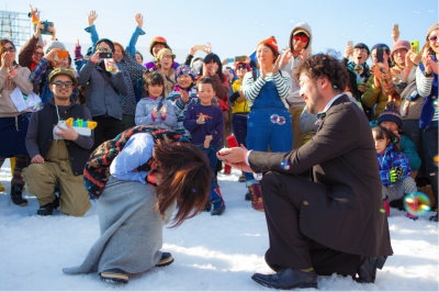 【フェス婚さん いらっしゃい！】豪雪JAMでサプライズプロポーズ！ 萩さん＆真由美さん編