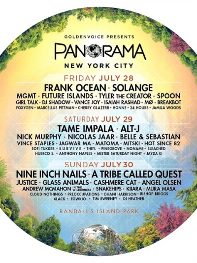 フジロックと同日程のNY開催「パノラマ」がラインナップを発表！