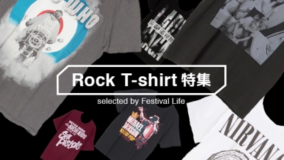 フェスファッション特化型ECサイト「Festival Life Store」にてロックTシャツ特集がスタート