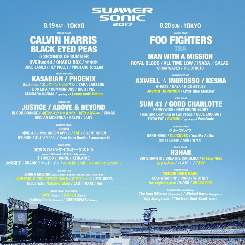 SUMMER SONIC 2017