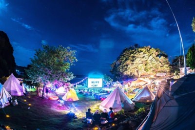 大自然の中で映画を楽しむ「MUJINTO cinema CAMP2018」関西と瀬戸内で開催決定