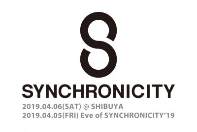 「SYNCHRONICITY’19」4月6日(土)に開催決定＆前夜祭も開催へ