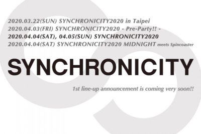 15周年「SYNCHRONICITY2020」第2弾発表でCHAI、xiangyuら16組追加