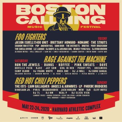 米ボストン開催「Boston Calling」にレイジ、レッチリ、フーファイ出演決定で第1回フジロック出演組が揃う