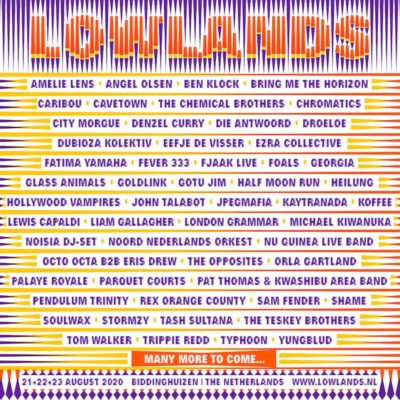 フジロックと同日程の「Lowlands Festival 2020」ラインナップ発表で、フォールズ、ケミカルブラザーズ、リアムら