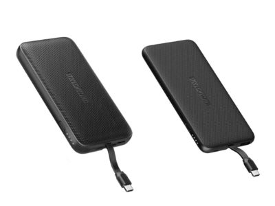ケーブル不要でフェスでも活躍！RAVPowerのケーブル内蔵型モバイルバッテリー「USB Type-C シリーズ」が2モデル発売