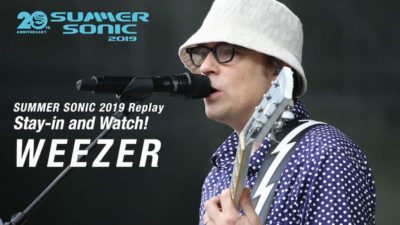 昨年のサマソニのWeezer、Fall Out Boy、The Birthdayらのノーカットライブ映像が24時間限定配信