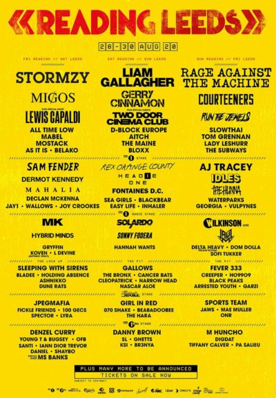 英「Reading ＆ Leeds Festival」新型コロナウイルスの影響を受けて開催中止を発表