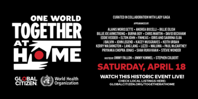 レディー・ガガ、ポール・マッカートニー、ビリー・アイリッシュら出演「One World: Together at Home」4月19日（日）配信