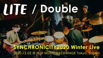 2020年12月開催「SYNCHRONICITY2020 Winter Live」から、LOSTAGE、LITEのライブ映像が公開