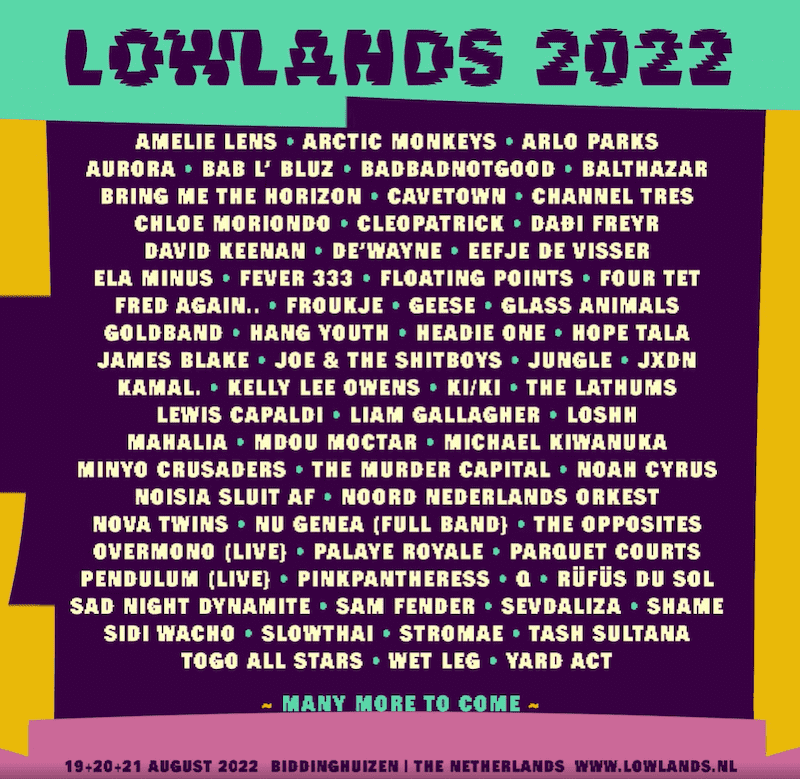 Lowlands　オランダ