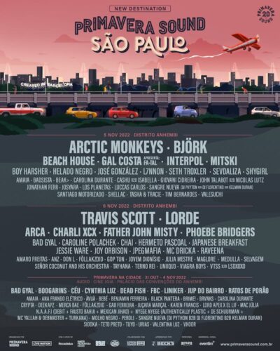 ブラジル開催「Primavera Sound」ラインナップ発表。トラヴィス・スコットがアストロワールド以降、初のヘッドライナーに