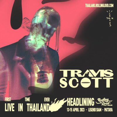 【Rolling Loud Thailand】2023年4月タイ開催のローリングラウドにトラヴィス・スコット出演決定