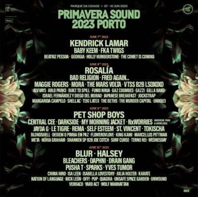 【Primavera Sound Porto 2023】ポルトガル・プリマヴェーラのラインナップ発表でケンドリック・ラマー、ブラー、ホールジーら出演決定