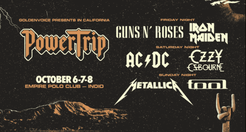 コーチェラと同会場で10月にメタルの祭典「Power Trip」開催決定。ガンズ・アンド・ローゼズ、AC/DC、メタリカら出演 ...