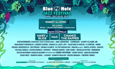 【フジロック同日程開催】カリフォニア「Blue Note Jazz Festival 2023」にロバート・グラスパー、チャンス・ザ・ラッパー、NxWorriesら出演決定