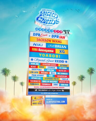 88rising主催「Head in the clouds LA」8月にロサンゼルスにて開催決定。Rich Brian、Rina Sawayama、YOASOBIら出演