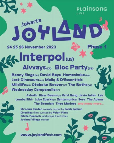 インドネシア「Joyland Festival 2023」ラインナップ発表で、水曜日のカンパネラ、おとぼけビ～バ～ら出演決定