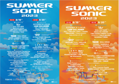 【SUMMER SONIC 2023】サマソニ追加発表でFear, and Loathing in Las Vegasら追加。SLOWTHAIキャンセルのスロットにSHYGIRLが決定