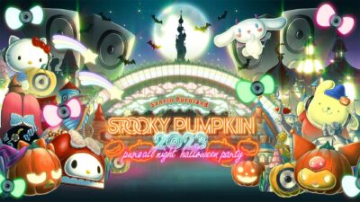 10月サンリオピューロランド「SPOOKY PUMPKIN 2023」開催決定。第1弾発表でスチャダラパー、OWVら27組決定