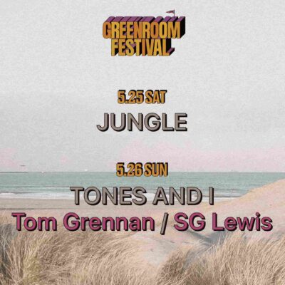 【GREENROOM FESTIVAL’24】グリーンルーム第2弾発表でTom Grennan、SG Lewisの2組追加。日割りも公開
