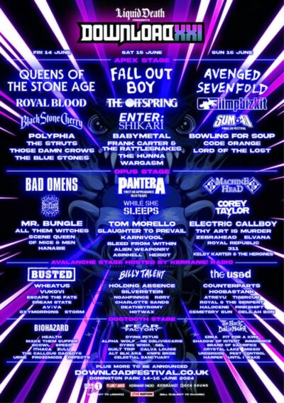 6月イギリス「ダウンロード・フェスティバル」にFALL OUT BOY、QUEENS OF STONE AGE、BABYMETALら出演