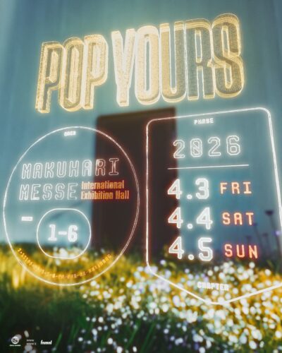 国内最大級のヒップホップフェス「POP YOURS 2026」4月3日（金）～4月5日（日）に3DAYS開催決定