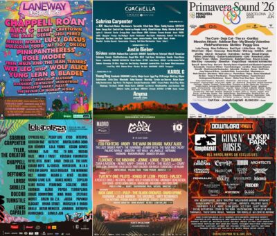 2026年開催の海外フェスまとめ | コーチェラ、プリマヴェーラ、ロラパルーザほか